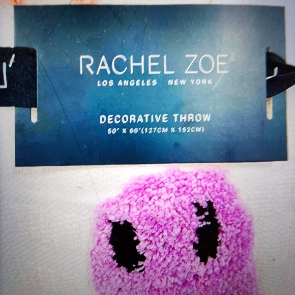 NWT Adorable TikTok Viral Multi Ghost 👻 Halloween Blanket! Rachel Zoe - Picture 5 of 5